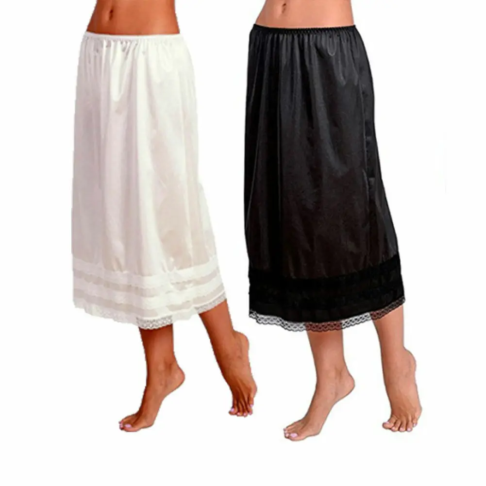 2019 Fashion Women's Elastic Waist Slip Ladies Womens Lace Long Skirt Underskirt Petticoat Extender Gonne White Skirts L-3XL
2019 Fashion Women's Elastic Waist Slip Ladies Womens Lace Long Skirt Underskirt Petticoat Extender Gonne White Skirts L-3XL
