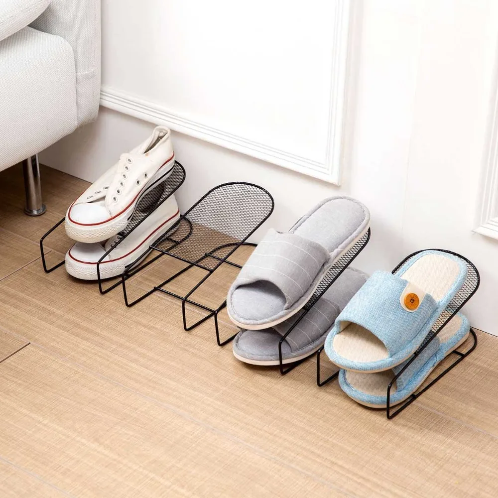OTHERHOUSE Iron Double Shoe Storage Rack Shoes Organizer Stand Shelf Holder Hanger Living Room Bathroom Shoebox Space Saver
OTHERHOUSE Iron Double Shoe Storage Rack Shoes Organizer Stand Shelf Holder Hanger Living Room Bathroom Shoebox Space Saver