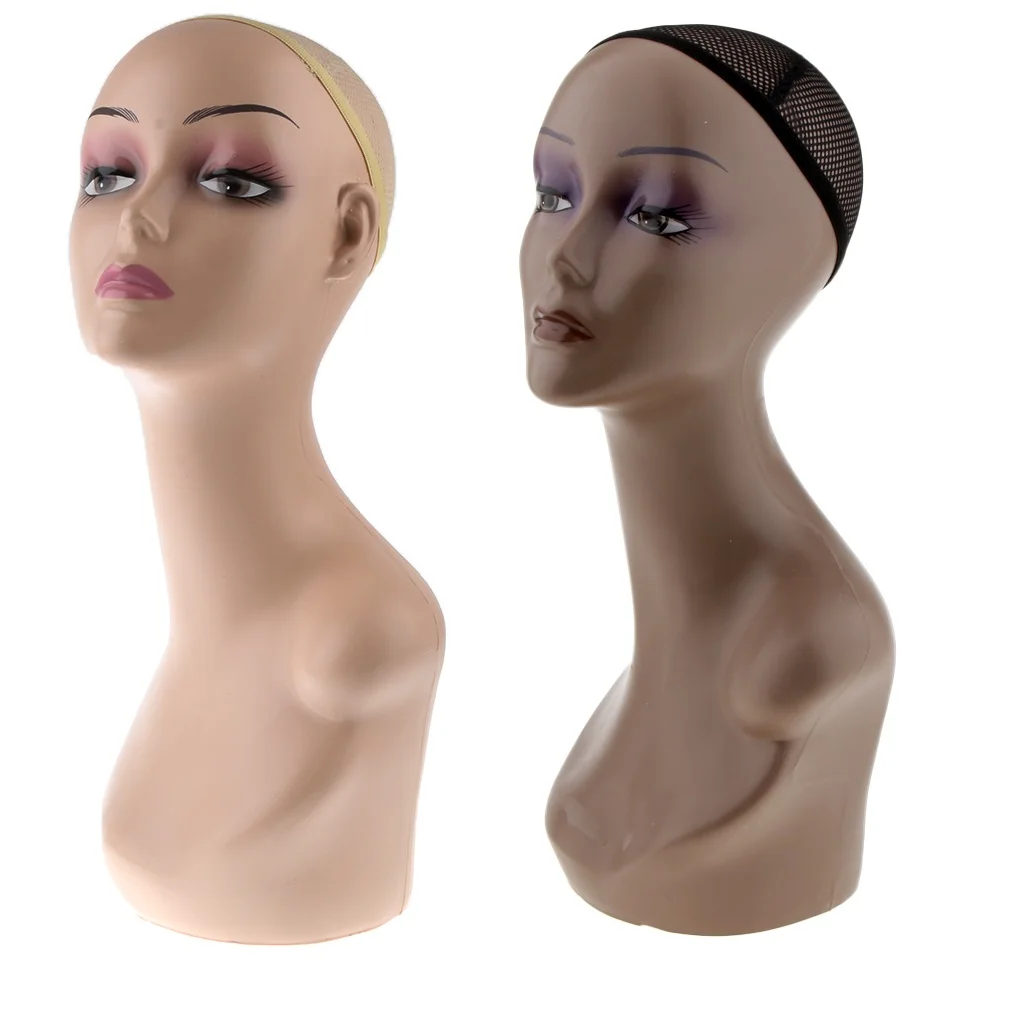 2pcs Stable Lady Mannequin Head with Bust Wig Hat Jewelry Display Model Manikin with Wigs Net Cap
2pcs Stable Lady Mannequin Head with Bust Wig Hat Jewelry Display Model Manikin with Wigs Net Cap