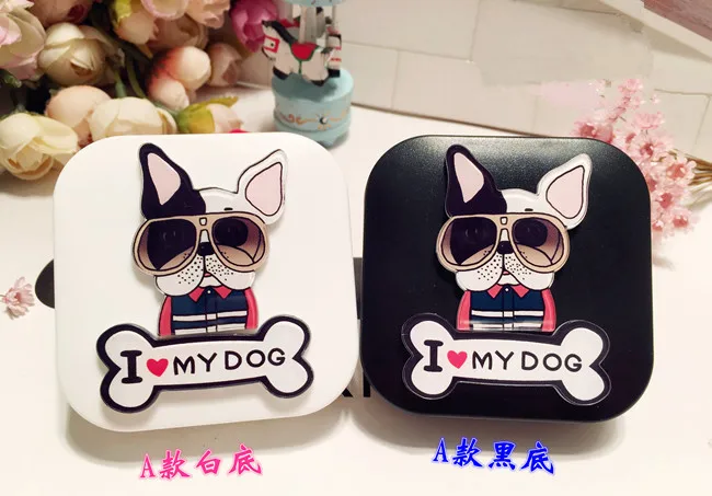 LIUSVENTINA DIY Acrylic Cute I Love My Dog Bulldog Contact Lens Case With Mirror Box Container for Contact Lens Gift for Kids
LIUSVENTINA DIY Acrylic Cute I Love My Dog Bulldog Contact Lens Case With Mirror Box Container for Contact Lens Gift for Kids