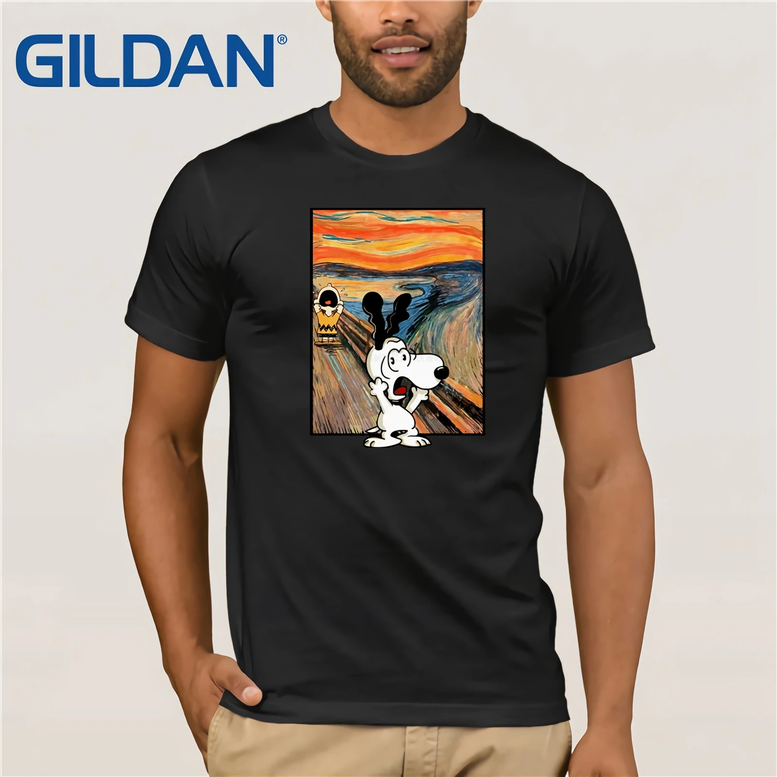 The Scream Charlie Brown And PEANUTS T-Shirts 2019 Summer Men's Short Sleeve T-Shirt
The Scream Charlie Brown And PEANUTS T-Shirts 2019 Summer Men's Short Sleeve T-Shirt