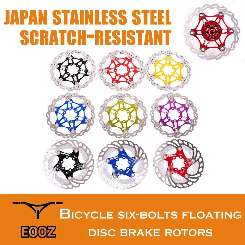 Mountain Bike MTB DH 6 inch 160mm 180mm 203mm Float Floating Disc Brake Rotor Cycling Bicycle Rotors
Mountain Bike MTB DH 6 inch 160mm 180mm 203mm Float Floating Disc Brake Rotor Cycling Bicycle Rotors
