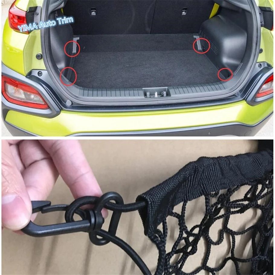 Lapetus Auto Styling Rear Trunk Luggage Storage Net String Bag Mesh Net Molding Cover Trim Black Fit For Hyundai Kona 2018 2019
Lapetus Auto Styling Rear Trunk Luggage Storage Net String Bag Mesh Net Molding Cover Trim Black Fit For Hyundai Kona 2018 2019