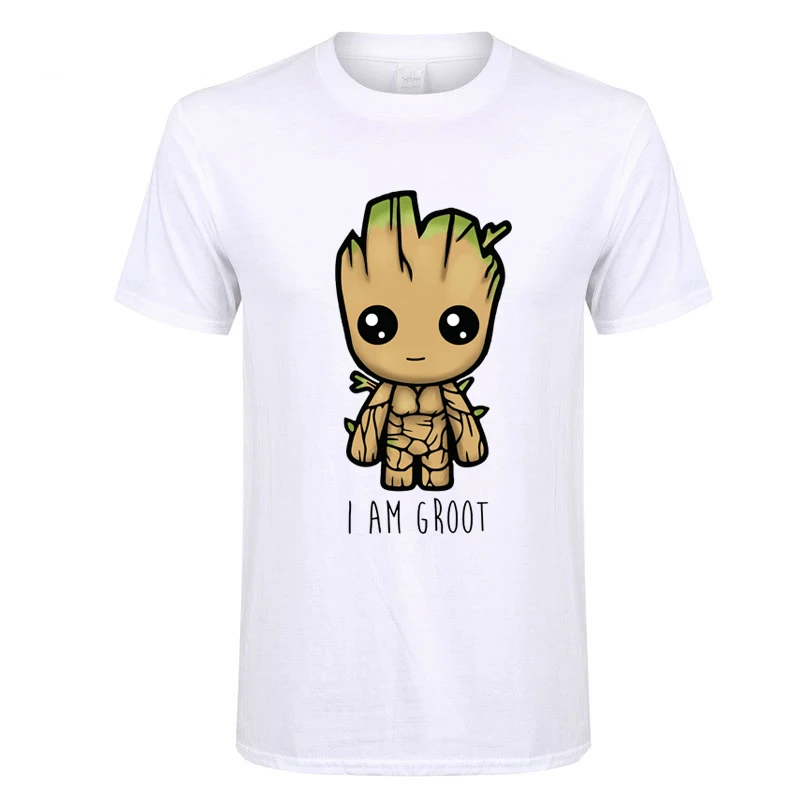 2019 New Tshirt Guardians of the Galaxy 2 t shirt men Anime pop groot Summer funny I AM GROOT T-Shirt Male Cool Tops Tees Homme
2019 New Tshirt Guardians of the Galaxy 2 t shirt men Anime pop groot Summer funny I AM GROOT T-Shirt Male Cool Tops Tees Homme