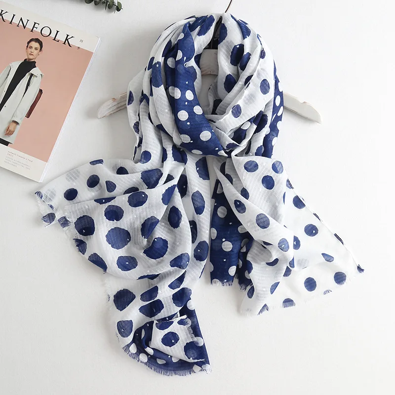 2018 Fashion Women Polka Print Fringe Scarf Long Cotton Voile Dot Spot Pattern Shawls Wrap Hijab Muffler Free Shipping
2018 Fashion Women Polka Print Fringe Scarf Long Cotton Voile Dot Spot Pattern Shawls Wrap Hijab Muffler Free Shipping