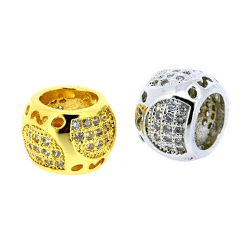 6*9mm Chungky White Clear CZ Gold Silver Color Crescent Moon Pattern Connector Spacer Bead Charm For DIY Jewelry Making
6*9mm Chungky White Clear CZ Gold Silver Color Crescent Moon Pattern Connector Spacer Bead Charm For DIY Jewelry Making