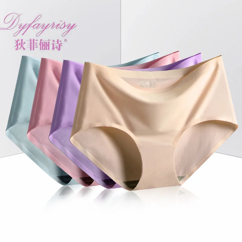 New one-piece seamless women panties Ice silk waist sexy ladies large size underwear 810
New one-piece seamless women panties Ice silk waist sexy ladies large size underwear 810