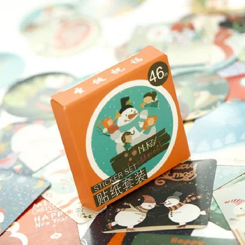 46 PCS/Set Merry Christmas Theme Sticker DIY Decoration Gifts Posted Package New Year Label Paper Sticker Diary Scrapbooking
46 PCS/Set Merry Christmas Theme Sticker DIY Decoration Gifts Posted Package New Year Label Paper Sticker Diary Scrapbooking
