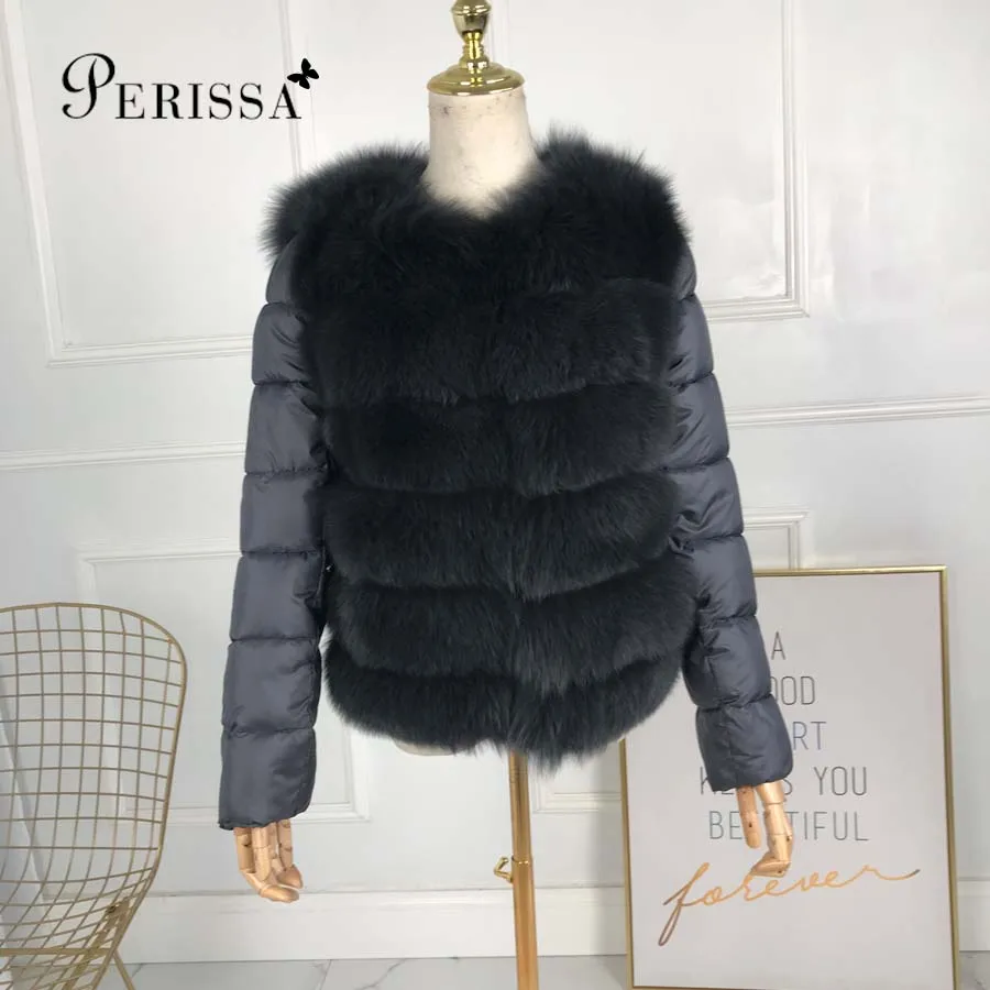 short blue fox fur coat vest with down sleeves women's winter jacket, women's down jacket Detachable sleeve fur coat
short blue fox fur coat vest with down sleeves women's winter jacket, women's down jacket Detachable sleeve fur coat