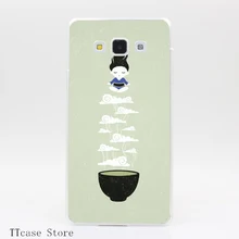 4177CA Zen tea Transparent Hard Cover font b Case b font for Galaxy A3 A5 A7