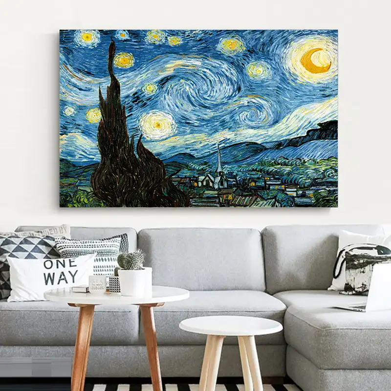 Elegante Poesia Noche Estrellada Por Vincent Van Gogh Famoso