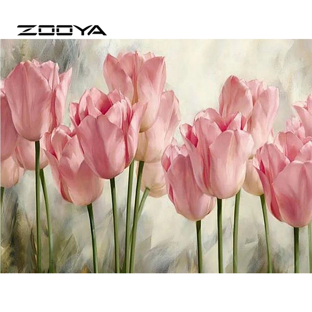 ZOOYA Diamond Painting Diamond Embroidery Flowers Tulip Needlework DIY Diamond Mosaic Hobbies Crafts Pattern Rhinestones SF468
ZOOYA Diamond Painting Diamond Embroidery Flowers Tulip Needlework DIY Diamond Mosaic Hobbies Crafts Pattern Rhinestones SF468