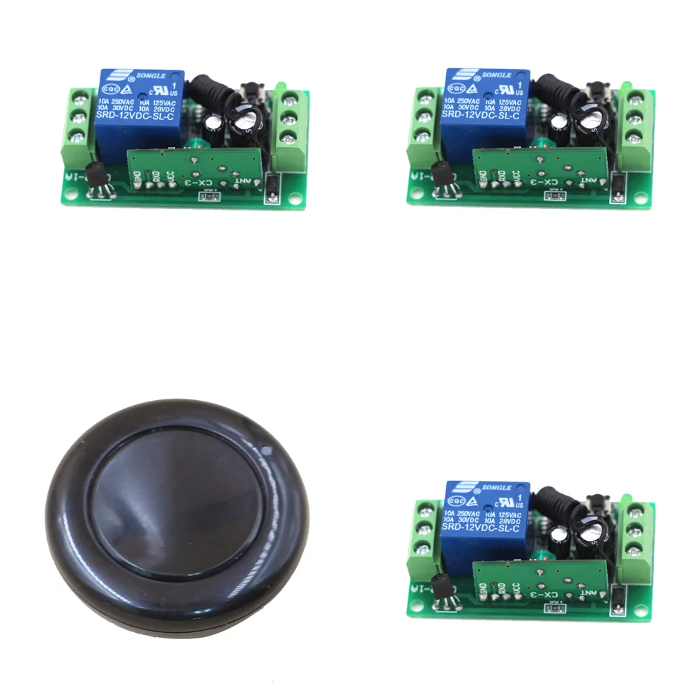 DC 24V Wireless Remote Switch System Remote Controller 12V 1CH 10A Relay Radio Control Switch Transmitter 315/433Mhz
DC 24V Wireless Remote Switch System Remote Controller 12V 1CH 10A Relay Radio Control Switch Transmitter 315/433Mhz