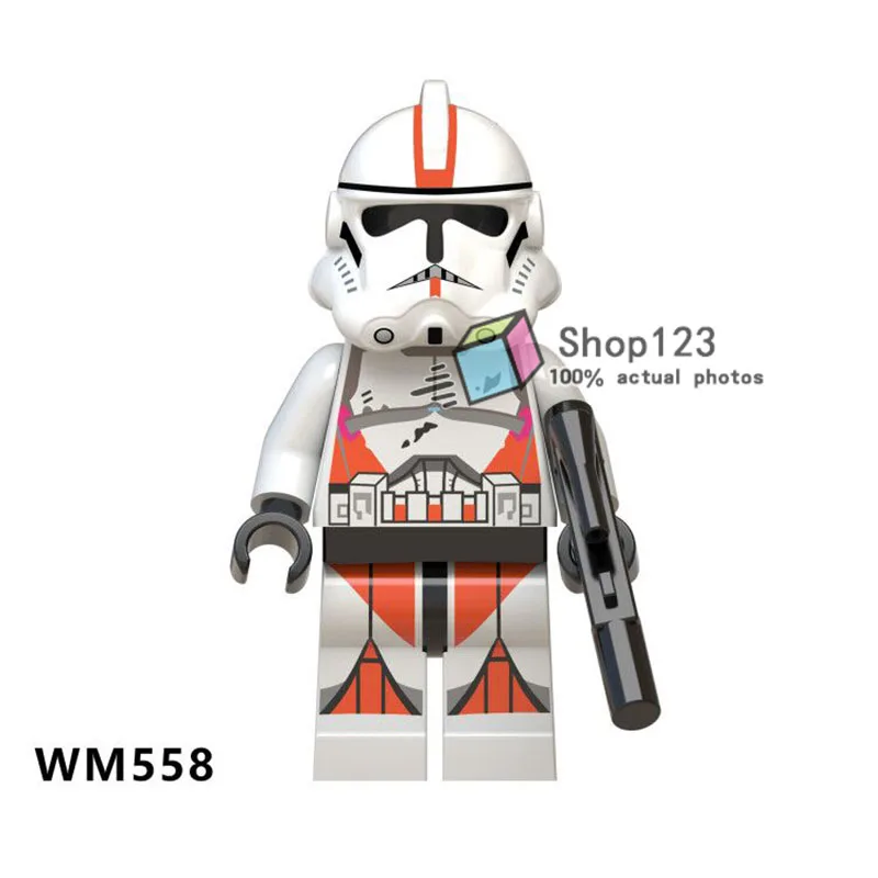 New WM558 Star Wars Stormtrooper Snowtrooper Clone Trooper Robot Figures Building Blocks Bricks Toys for children Starwars
New WM558 Star Wars Stormtrooper Snowtrooper Clone Trooper Robot Figures Building Blocks Bricks Toys for children Starwars