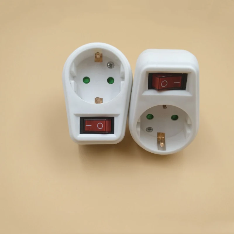 2PCS European conversion plug German conversion socket With independent switch
2PCS European conversion plug German conversion socket With independent switch