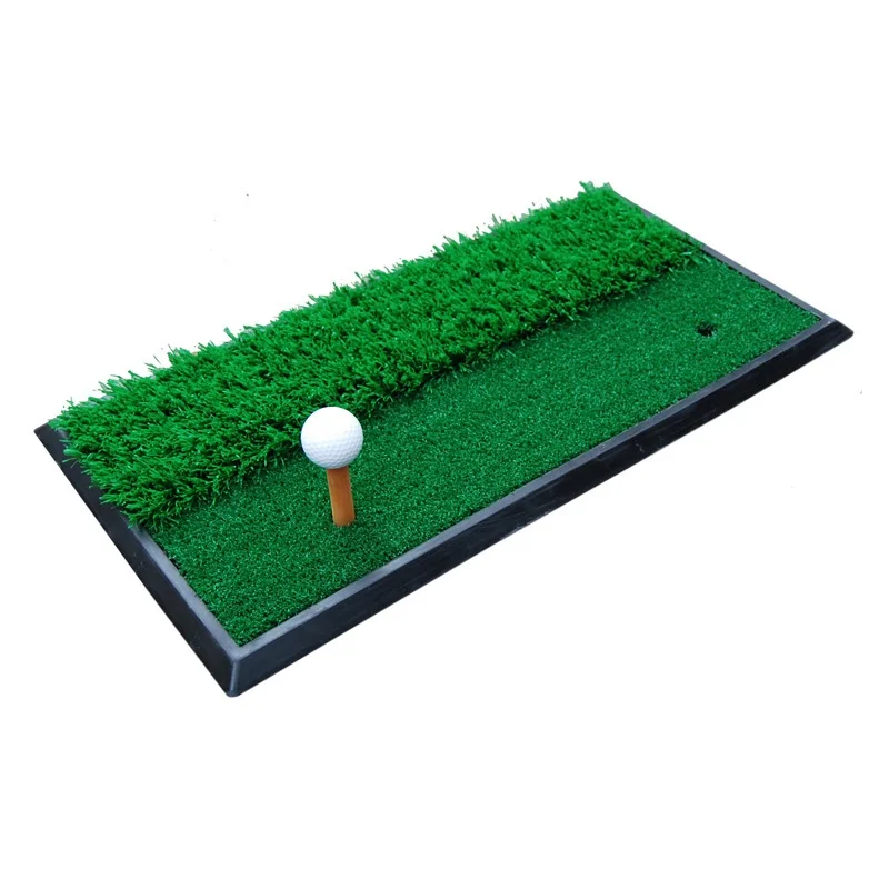 Dual-Surface Hitting/Practice Chipping and Driving Golf Grass Mat with Fairway and Rough Surfaces
Dual-Surface Hitting/Practice Chipping and Driving Golf Grass Mat with Fairway and Rough Surfaces