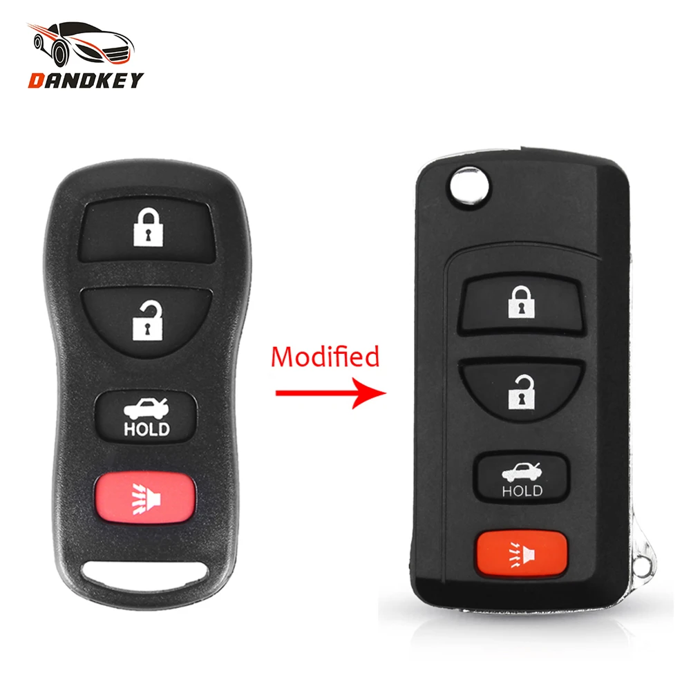 Dandkey Modified Flip Car Remote Key Shell Case For NISSAN Pathfinder Titan Versa Maxima Frontier Xterra Murano Uncut Key Blade
Dandkey Modified Flip Car Remote Key Shell Case For NISSAN Pathfinder Titan Versa Maxima Frontier Xterra Murano Uncut Key Blade