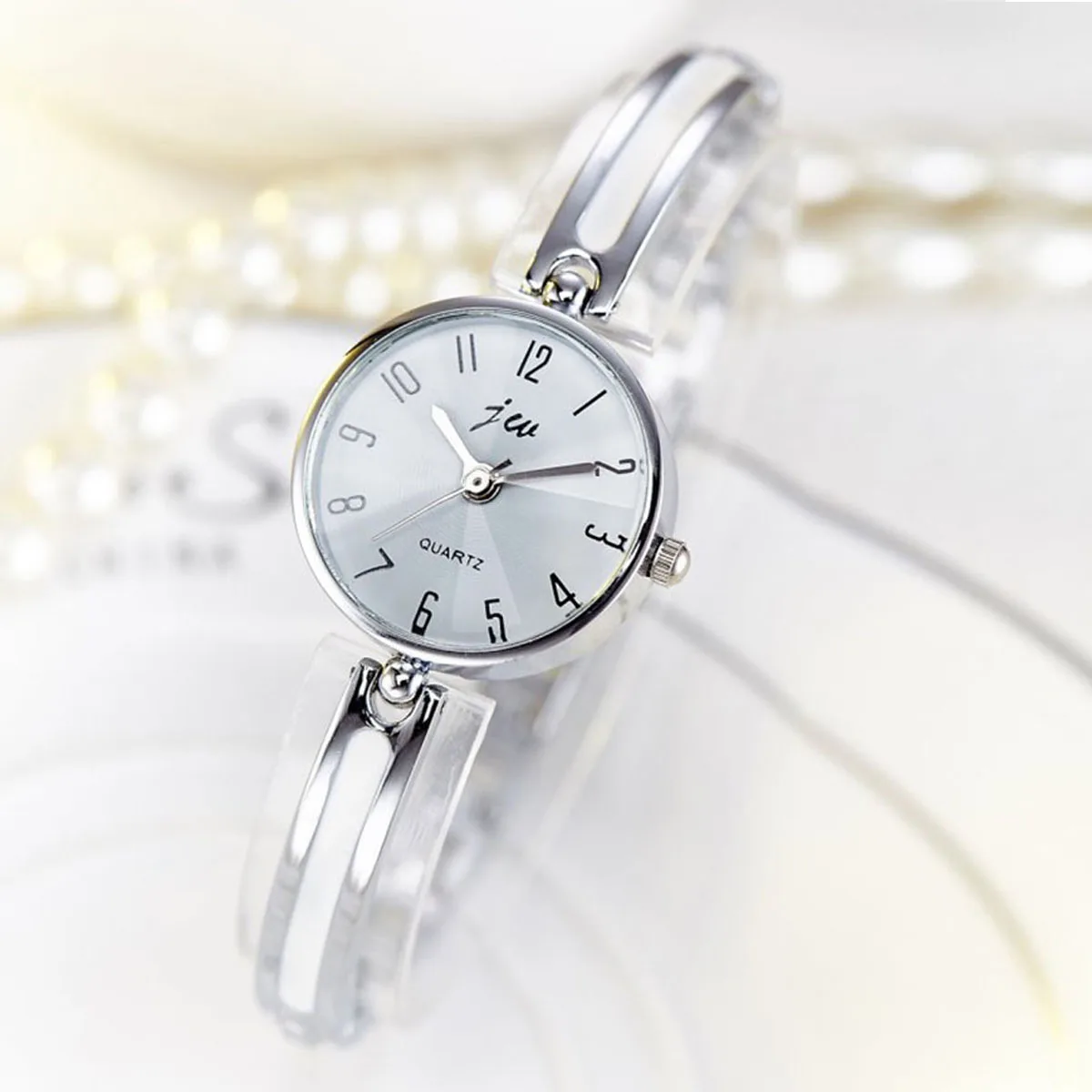 Women Lady Casual Fashion Stainless Steel Bracelet Watches Luxury Montres Analog Quartz Wrist Watch Gift Shellhard Relogio