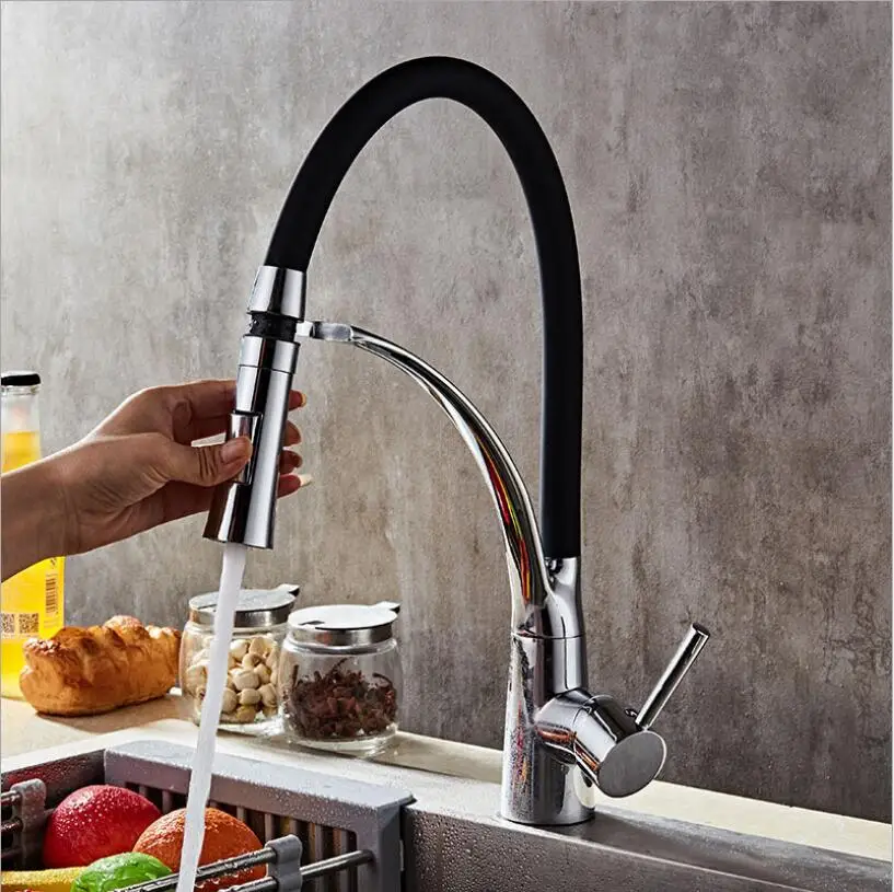 New Arrival Pull Out Kitchen Faucet Chrome Swivel Kitchen Sink Mixer Tap 360 degree rotation kitchen mixer taps Kitchen Tap
New Arrival Pull Out Kitchen Faucet Chrome Swivel Kitchen Sink Mixer Tap 360 degree rotation kitchen mixer taps Kitchen Tap