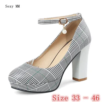 Women High Heel Shoes Platform Pumps Woman High Heels Party Wedding Shoes Kitten Heels Small Plus Size 33 - 40 41 42 43 44 45 46
Women High Heel Shoes Platform Pumps Woman High Heels Party Wedding Shoes Kitten Heels Small Plus Size 33 - 40 41 42 43 44 45 46