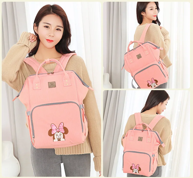 Disney Minnie Mummy Maternity Nappy Bag Brand Large Capacity Baby Bag Travel Backpack Desinger Nursing Bag Baby Care
Disney Minnie Mummy Maternity Nappy Bag Brand Large Capacity Baby Bag Travel Backpack Desinger Nursing Bag Baby Care