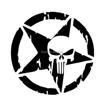 10 x The Punisher Skull Car Styling Pentagram Reflective Vinyl Auto Decal Cartoon Car Sticker On Whole Body for Auto Assessories
10 x The Punisher Skull Car Styling Pentagram Reflective Vinyl Auto Decal Cartoon Car Sticker On Whole Body for Auto Assessories
