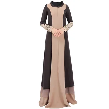 2019 Muslim Abaya Dress Elegant Embroidery Patchwork Long Robe Jubah Ramadan Arabic Long Sleeve Turkish Islamic Prayer Clothing
2019 Muslim Abaya Dress Elegant Embroidery Patchwork Long Robe Jubah Ramadan Arabic Long Sleeve Turkish Islamic Prayer Clothing