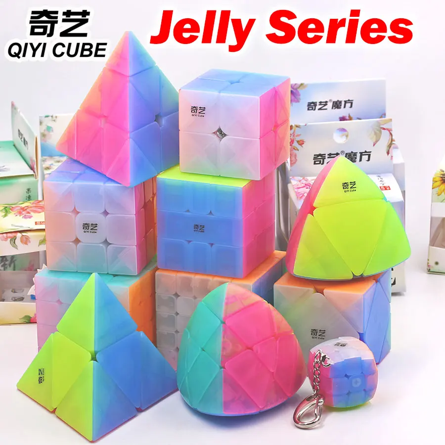 Magic cube Puzzle QiYi 2x2 3x3 4x4 5x5 Strange shape pyramid Skew Marstermorphix SQ1 square-1 keychain transparent Jelly cube
Magic cube Puzzle QiYi 2x2 3x3 4x4 5x5 Strange shape pyramid Skew Marstermorphix SQ1 square-1 keychain transparent Jelly cube