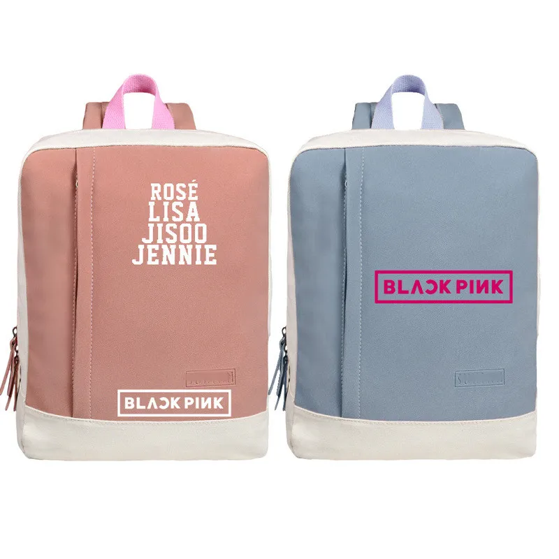 Kpop Blackpink Rose Lisa Jennie Backpack School Bags Black Pink Travel Bags Laptop Chain Backpack Korean Version Cute Tricolor
Kpop Blackpink Rose Lisa Jennie Backpack School Bags Black Pink Travel Bags Laptop Chain Backpack Korean Version Cute Tricolor