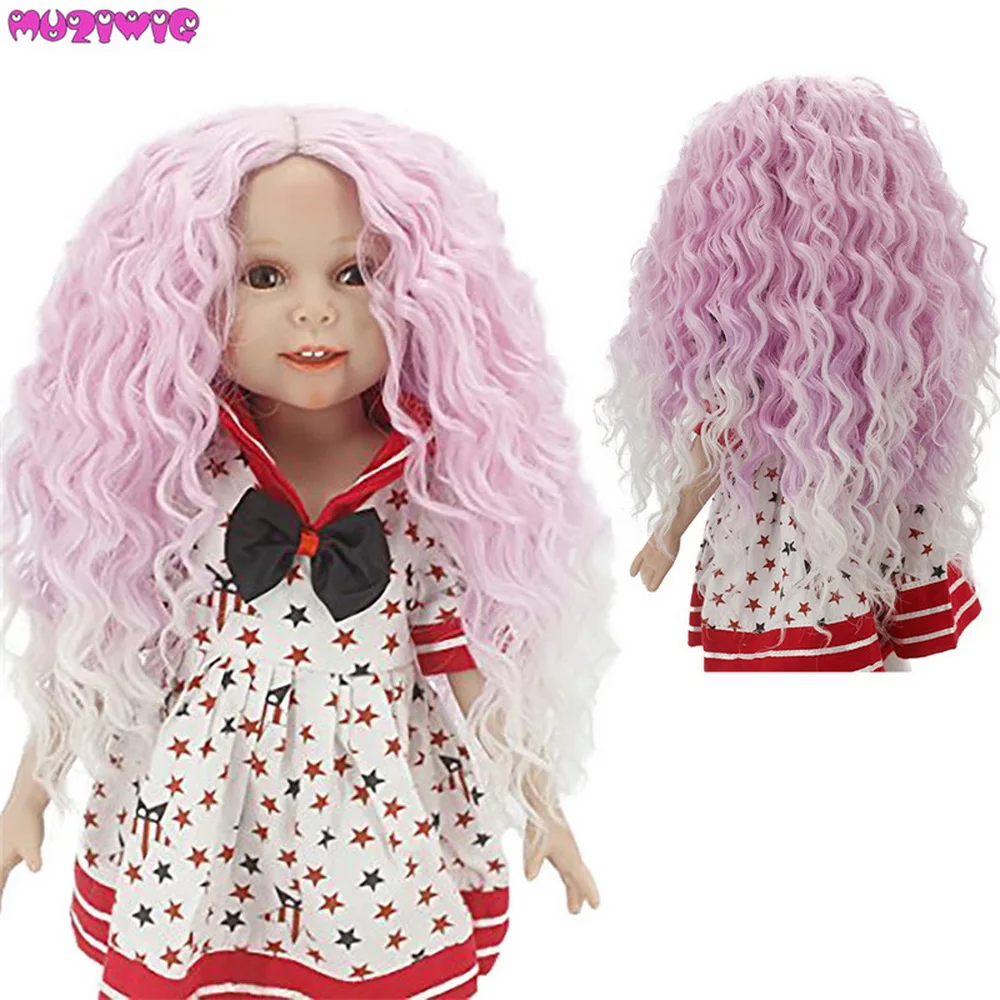 High Quality Heat Resistant Wire Pink Ombre Hair Wig for 18 inch American Dolls for Girls
High Quality Heat Resistant Wire Pink Ombre Hair Wig for 18 inch American Dolls for Girls