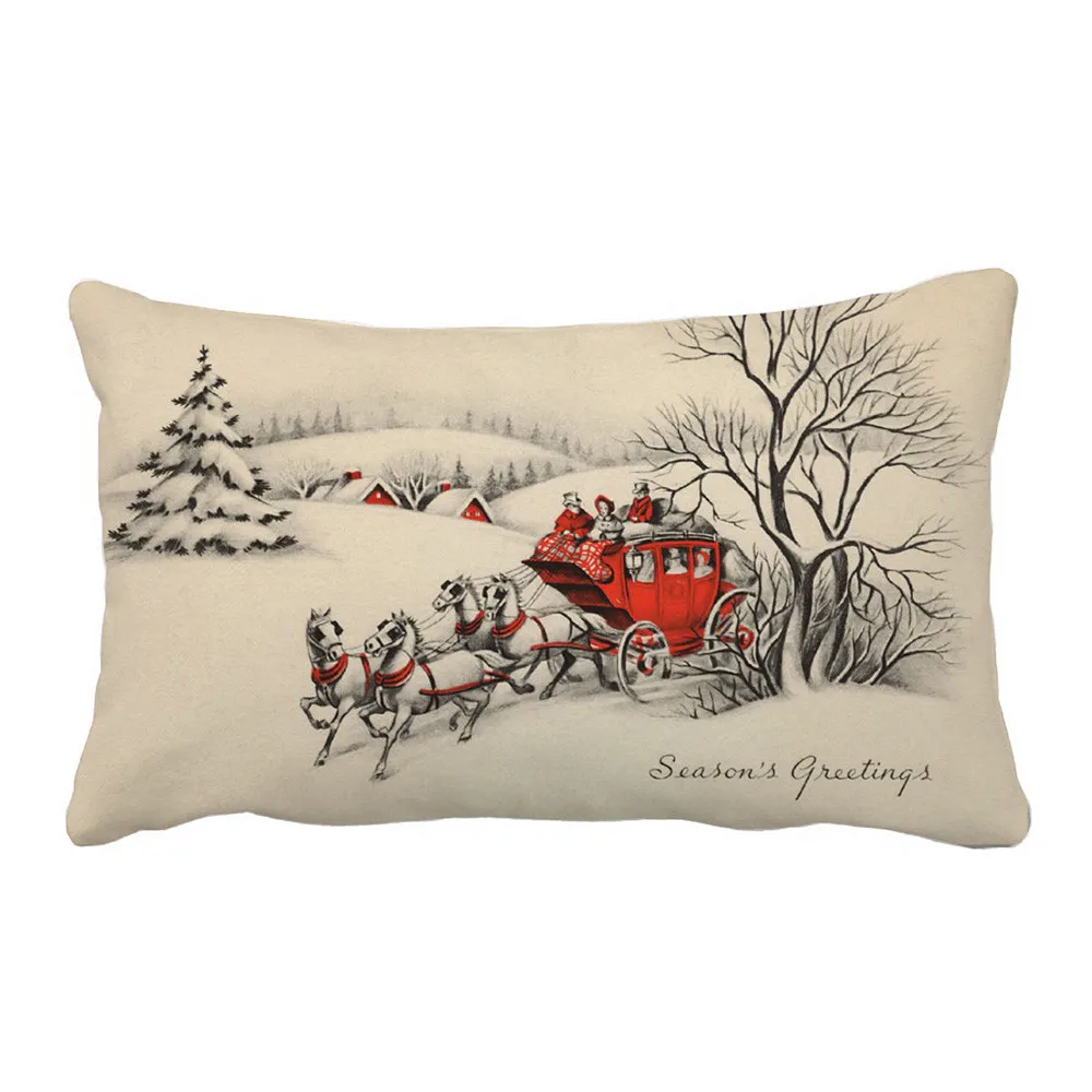 Gajjar Pillow Case 50X30 Merry Christmas Linen Pillow Cases Sofa Cushion Cover Home Decoration fundas para cojines 1.Oct.2
Gajjar Pillow Case 50X30 Merry Christmas Linen Pillow Cases Sofa Cushion Cover Home Decoration fundas para cojines 1.Oct.2