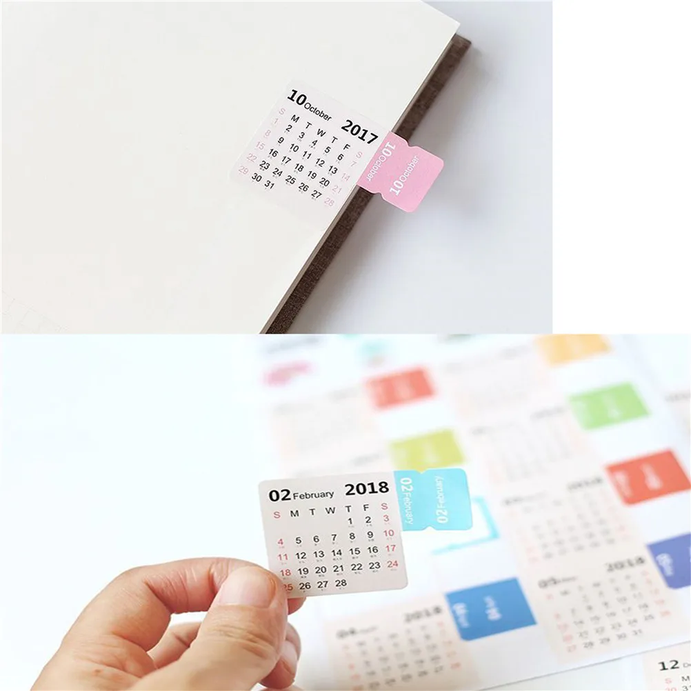 New 2018 Calendar Sticker Notebook Index Monthly Category Sticker Planner Accessories Slip Sheet
New 2018 Calendar Sticker Notebook Index Monthly Category Sticker Planner Accessories Slip Sheet