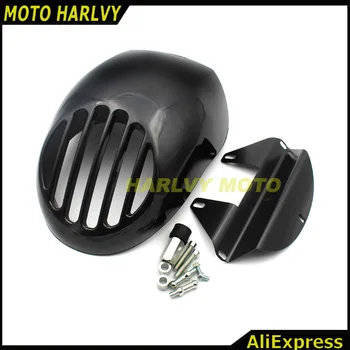 Bright Black Cafe Racer Finned Headlight Grill Fairing Visor Mask For Harley XL XLH 883 1200
Bright Black Cafe Racer Finned Headlight Grill Fairing Visor Mask For Harley XL XLH 883 1200