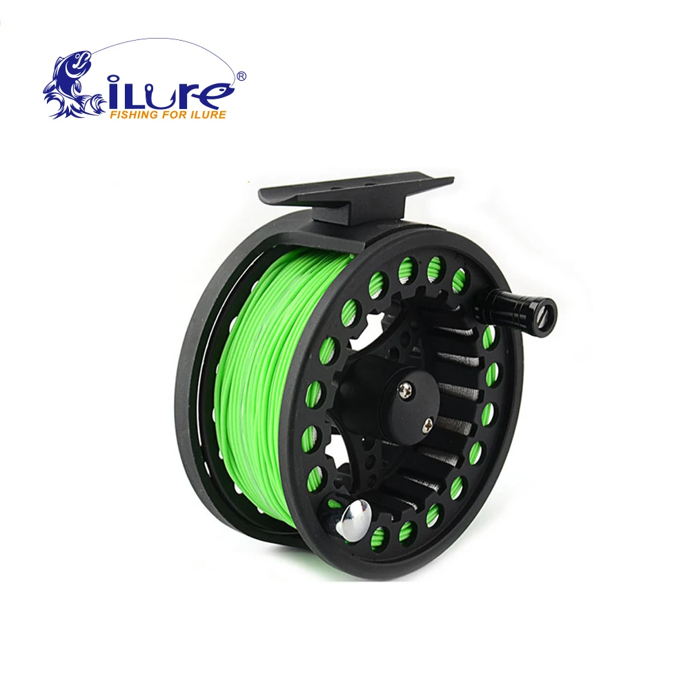 iLure Fly Fishing Reel Aluminum Reamer 5/6 WT CNC Fly Fishing Line Metal Reel Die Casting Large Arbor Fishing Tackle