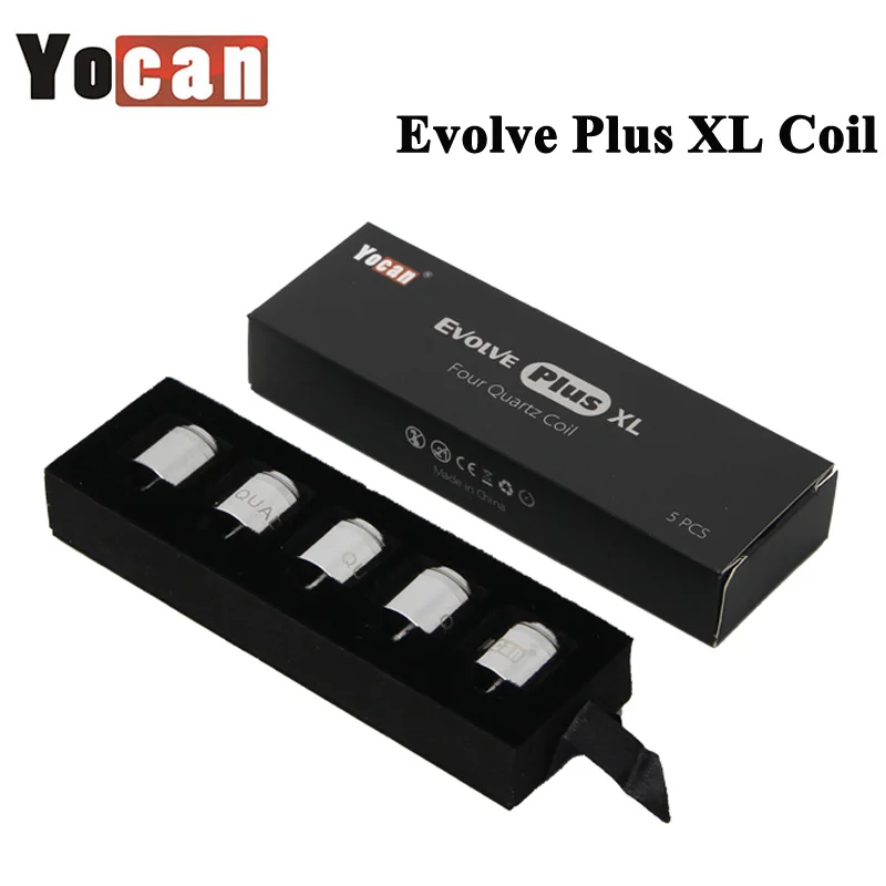 5pcs/lot Original Yocan Evolve Plus XL Coil Quad Quatz Rod Coil With Coil Cap For E Cigarette Evolve Plus XL Vape Pen Vaproizer
5pcs/lot Original Yocan Evolve Plus XL Coil Quad Quatz Rod Coil With Coil Cap For E Cigarette Evolve Plus XL Vape Pen Vaproizer
