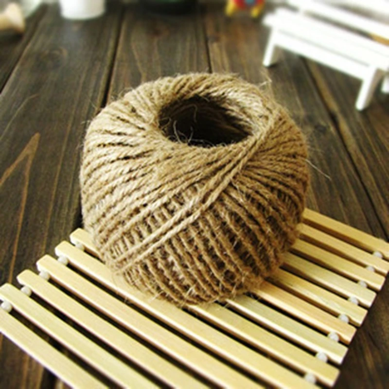 Jute Twine 100m *2Ply Decorative Handmade Accessory Hemp Rope bakers Twine Crafting Gift Wrapping lables hang tags hemp rope
Jute Twine 100m *2Ply Decorative Handmade Accessory Hemp Rope bakers Twine Crafting Gift Wrapping lables hang tags hemp rope