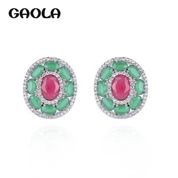 GAOLA Women Crystal Earring AAA cubic zirconia Green Stones Stud Earrings Fashion Jewelry
GAOLA Women Crystal Earring AAA cubic zirconia Green Stones Stud Earrings Fashion Jewelry