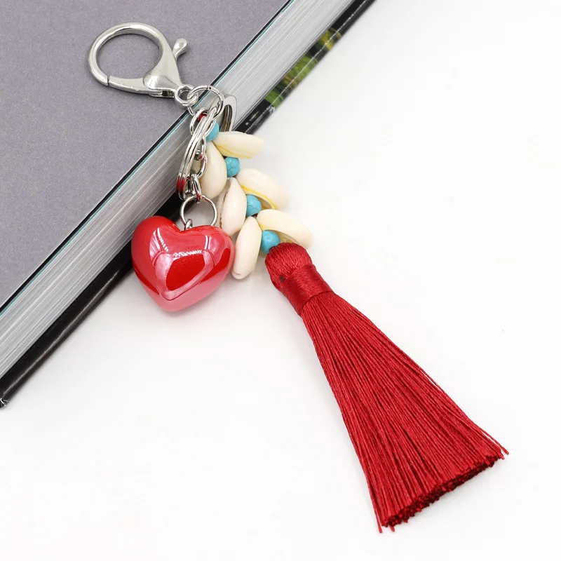 VONNOR Jewelry Keychain Shell Tassel Heart Bead Pendant Charm Key Chains Bohemian Handmade Accessories Women Girls
VONNOR Jewelry Keychain Shell Tassel Heart Bead Pendant Charm Key Chains Bohemian Handmade Accessories Women Girls