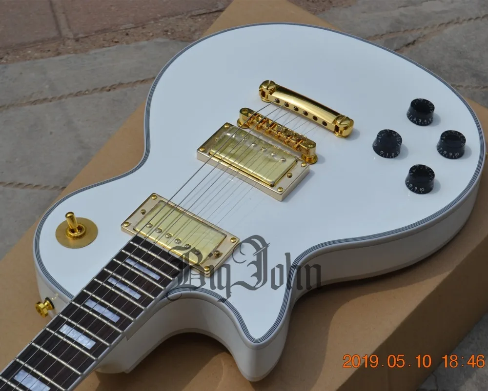 New Left Handed BJ Electric Guitar White Mahogany Body Rosewood Fingerboard BJ-181
New Left Handed BJ Electric Guitar White Mahogany Body Rosewood Fingerboard BJ-181