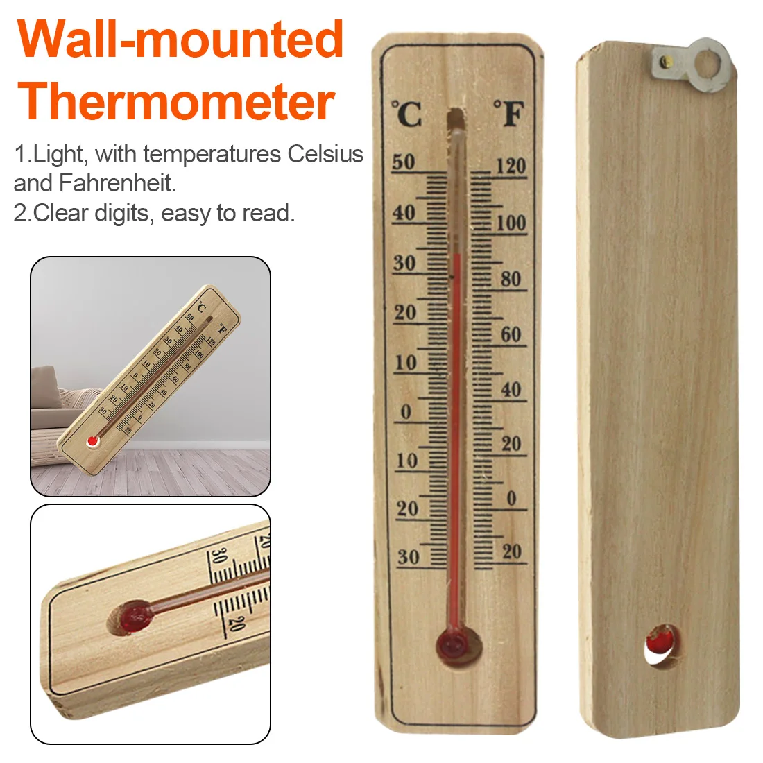 1PCS Wall Hang Thermometer Indoor Outdoor Garden House Garage Office Room Hung Logger
1PCS Wall Hang Thermometer Indoor Outdoor Garden House Garage Office Room Hung Logger