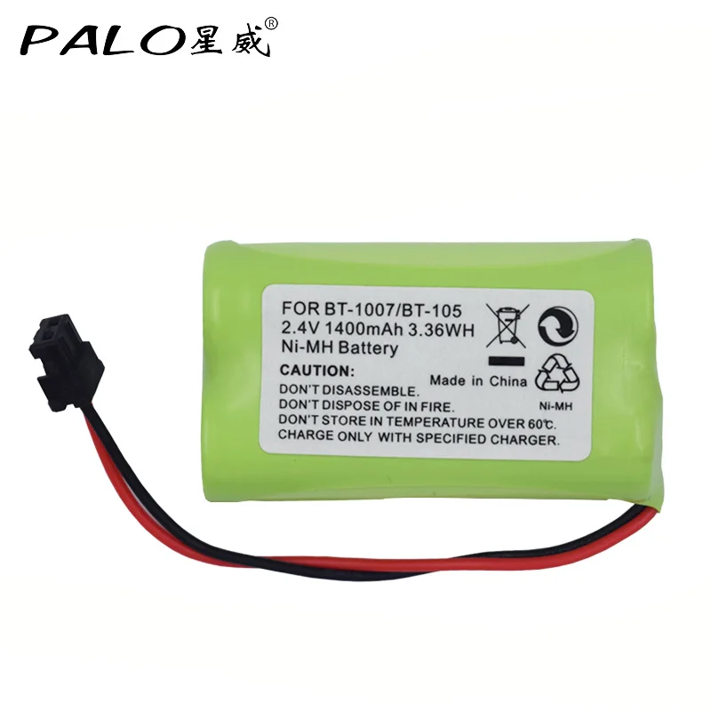 PALO 1PCS Hot sale Universal cordless phone battery 2.4V AA 1400mAh NI-MH rechargeable home BT-1007
PALO 1PCS Hot sale Universal cordless phone battery 2.4V AA 1400mAh NI-MH rechargeable home BT-1007