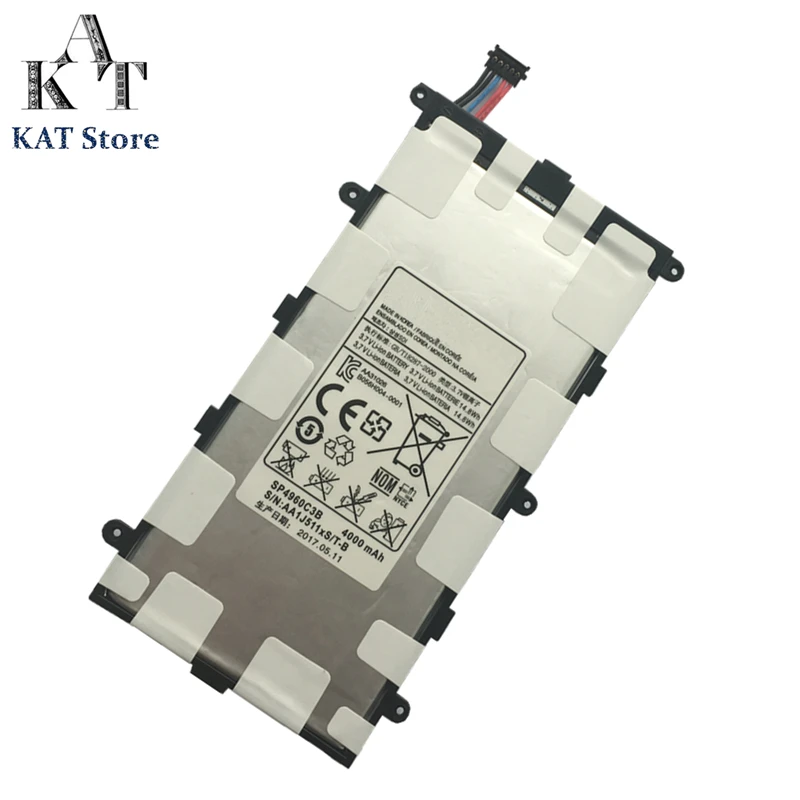 Tablet Battery For Samsung Galaxy Tab 2 7.0 Plus P3100 P3110 P6200 P6210 4000mAh Batteries SP4960C3B Rechargeable Accumulator
Tablet Battery For Samsung Galaxy Tab 2 7.0 Plus P3100 P3110 P6200 P6210 4000mAh Batteries SP4960C3B Rechargeable Accumulator