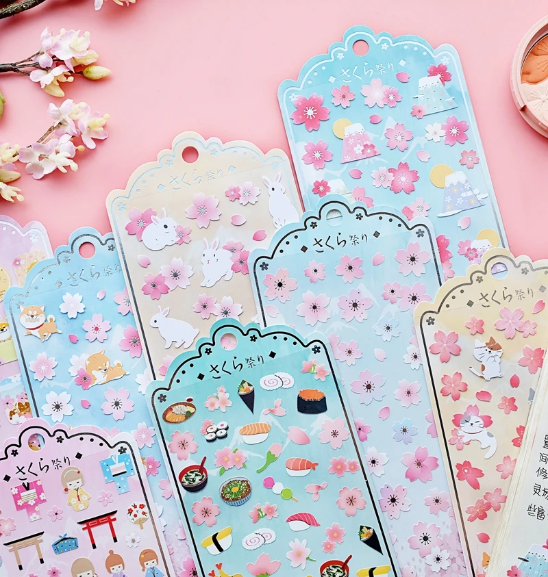 1pcs/1pack Kawaii cherry blossom Travel Diary Planner Decorative Mobile Stickers Scrapbooking Craft Stationery Stickers
1pcs/1pack Kawaii cherry blossom Travel Diary Planner Decorative Mobile Stickers Scrapbooking Craft Stationery Stickers