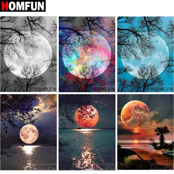 HOMFUN Full Square/Round Drill 5D DIY Diamond Painting "Moonlight Scenic" 3D Embroidery Cross Stitch 5D Home Decor Gift BK001
HOMFUN Full Square/Round Drill 5D DIY Diamond Painting "Moonlight Scenic" 3D Embroidery Cross Stitch 5D Home Decor Gift BK001
