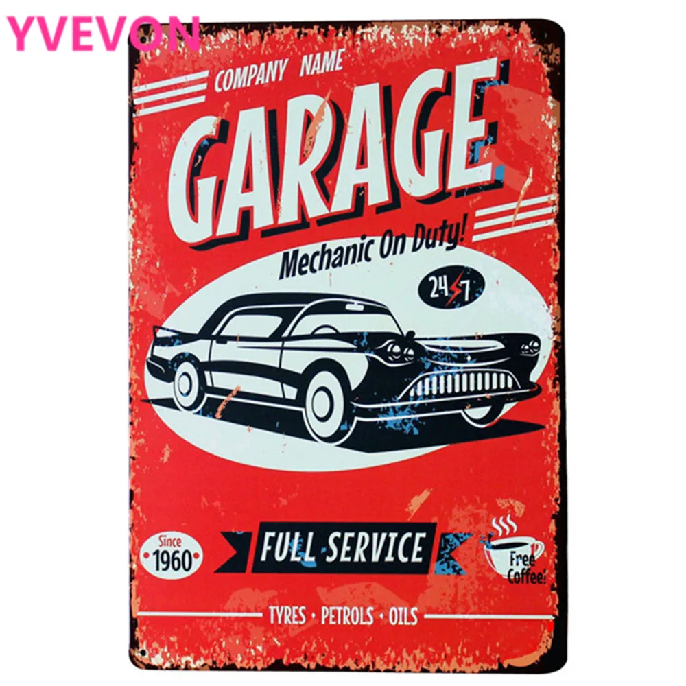 GARAGE MECHANIC Metal Tin Sign D30HDLJ2-F Car full service in for repair Vintage Plate Decor for lover home and kid room 20x30cm
GARAGE MECHANIC Metal Tin Sign D30HDLJ2-F Car full service in for repair Vintage Plate Decor for lover home and kid room 20x30cm