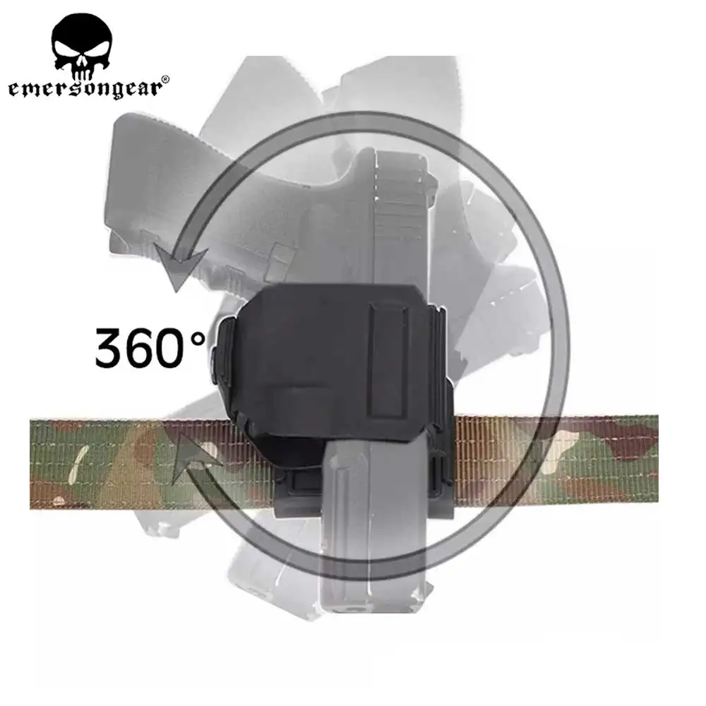 EMERSONGEAR Tactical CP Style Gun Clip Pistol Holster For G-LOCK 17/19/22/23 Airsoft Hunting Shooting Right-Handed Gun Holster
EMERSONGEAR Tactical CP Style Gun Clip Pistol Holster For G-LOCK 17/19/22/23 Airsoft Hunting Shooting Right-Handed Gun Holster