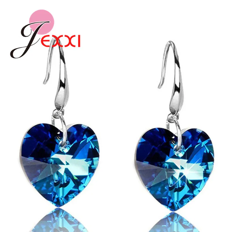 High Quality Fashion Woman 925 Sterling Silver Needle Ocean Heart Element Crystal Hook Earrings Jewelry for Women Girls
High Quality Fashion Woman 925 Sterling Silver Needle Ocean Heart Element Crystal Hook Earrings Jewelry for Women Girls