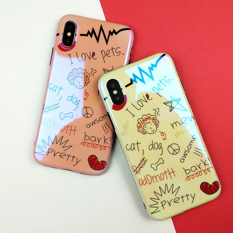Retro Graffiti boyfriend unicorn Blu ray Cute phone case For coque iPhone 7 7 plus 8 8 plus 6 6s case silicon for iPhone cover X
Retro Graffiti boyfriend unicorn Blu ray Cute phone case For coque iPhone 7 7 plus 8 8 plus 6 6s case silicon for iPhone cover X