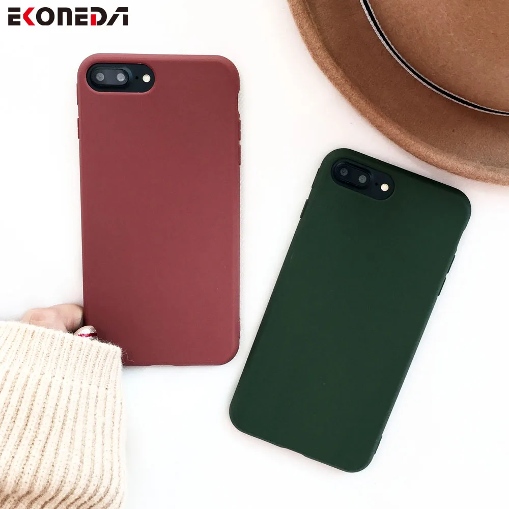 EKONEDA Retro Simple Silicone Case For iPhone 7 8 X Soft TPU Protective Plain Cover For iPhone 6 6S 6Plus 7Plus 8Plus Case
EKONEDA Retro Simple Silicone Case For iPhone 7 8 X Soft TPU Protective Plain Cover For iPhone 6 6S 6Plus 7Plus 8Plus Case
