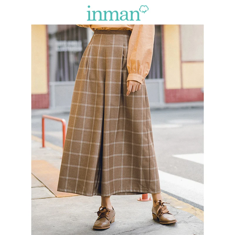 INMAN 2019 Autumn New Arrival Minimalism All Matched Retro Plaid Fashion Slim Women Three Quarter Loose Pants
INMAN 2019 Autumn New Arrival Minimalism All Matched Retro Plaid Fashion Slim Women Three Quarter Loose Pants